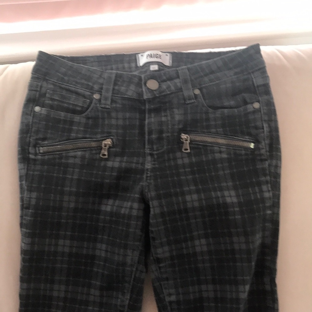Paige plaid jean